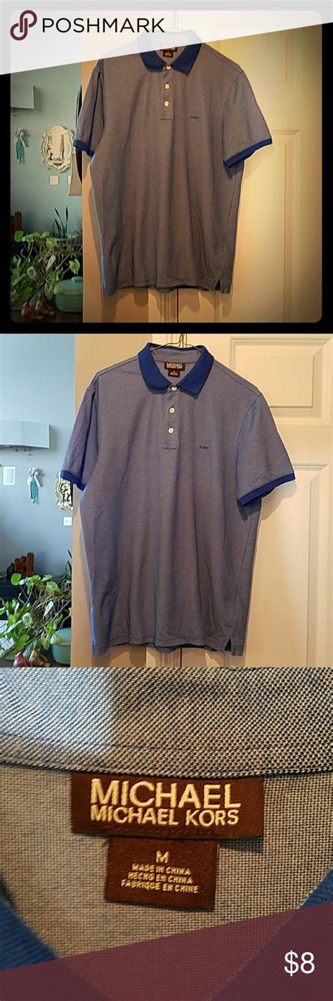 michael kors golf shirt|michael kors t shirt men.